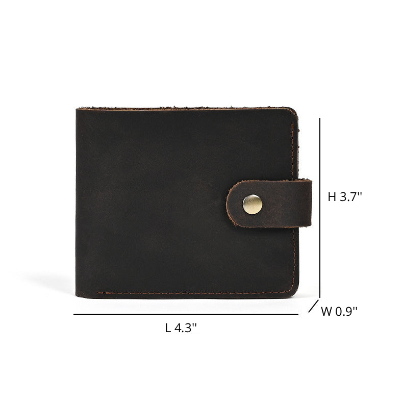 Vintage Leather Bi-fold with Coin Purse