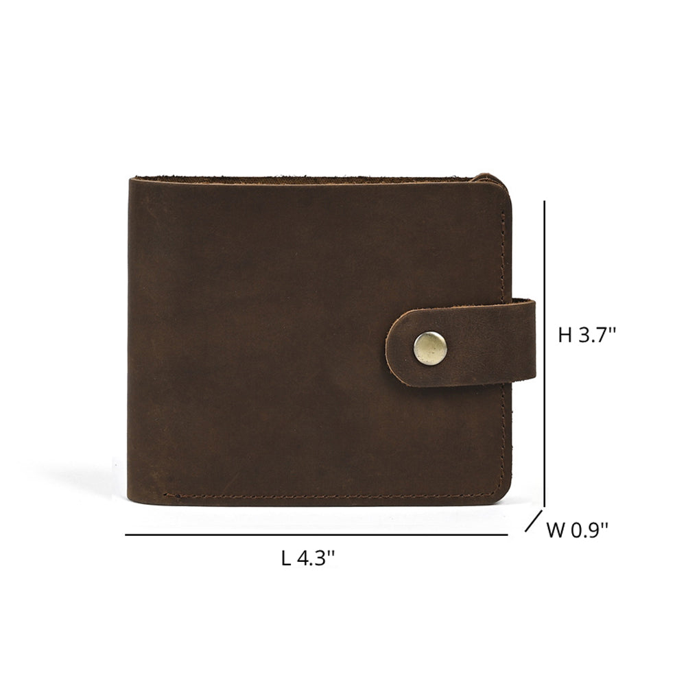 Vintage Leather Bi-fold with Coin Purse