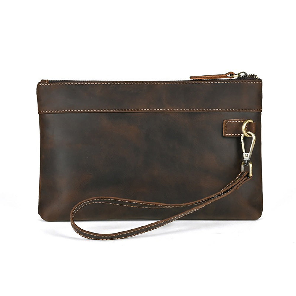 Vintage Leather Men's Clutch