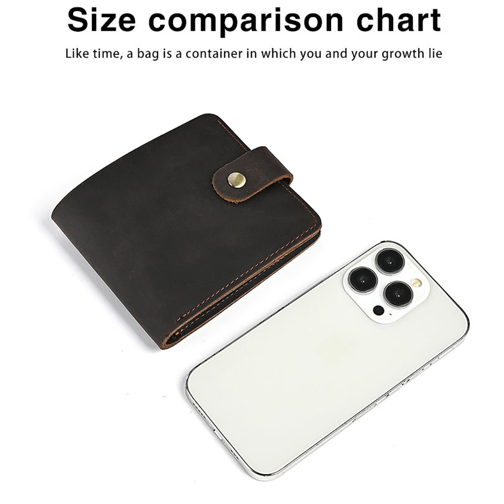 Vintage Leather Bi-fold with Coin Purse