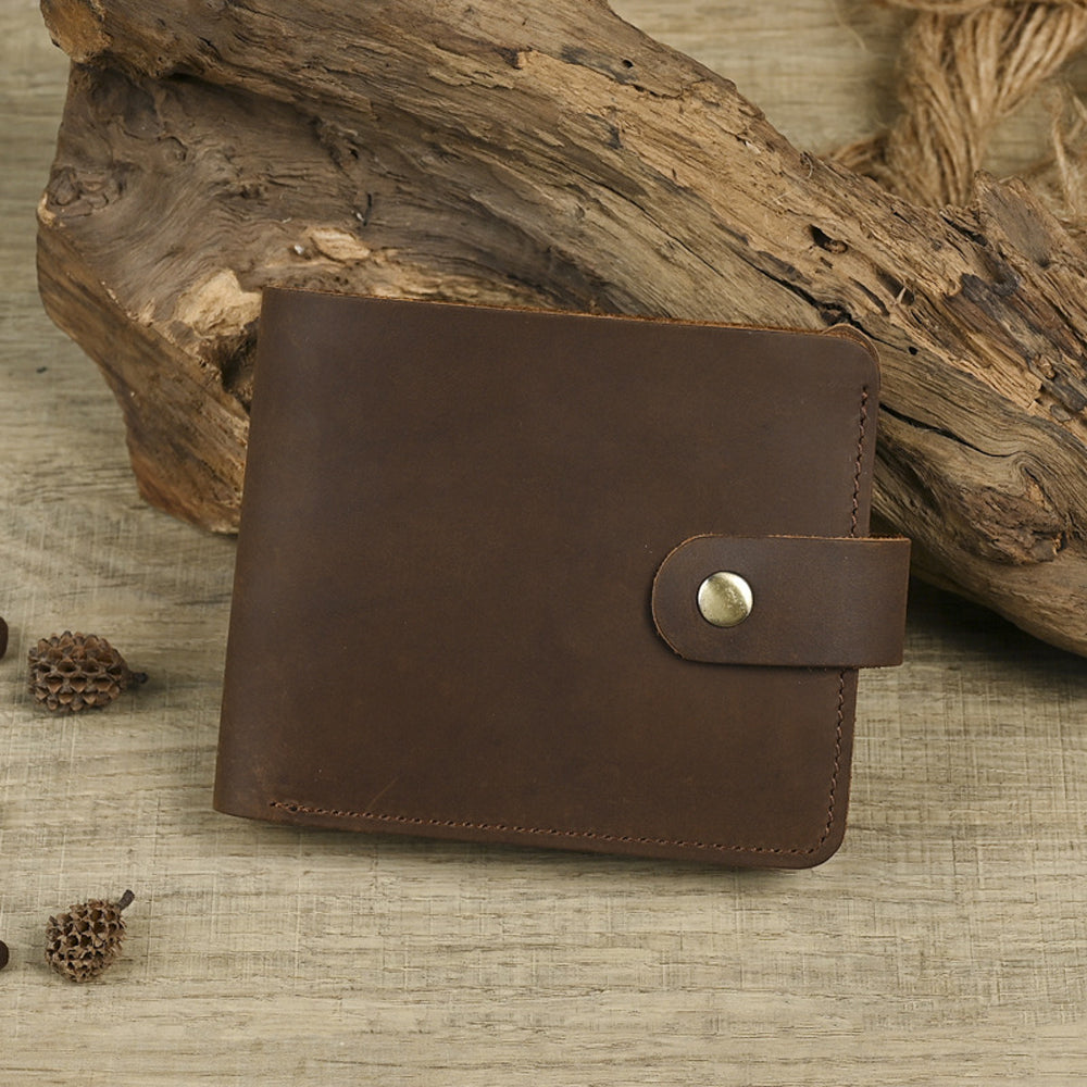 Vintage Leather Bi-fold with Coin Purse