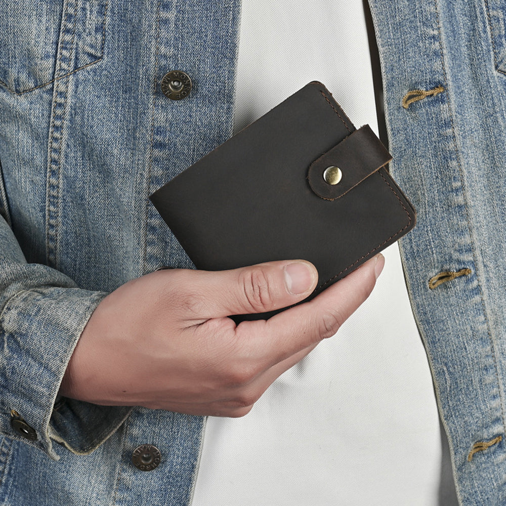 Vintage Leather Bi-fold with Coin Purse