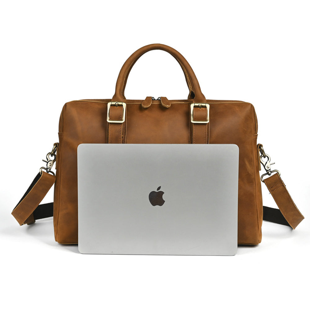 Vintage Leather Business Briefcase