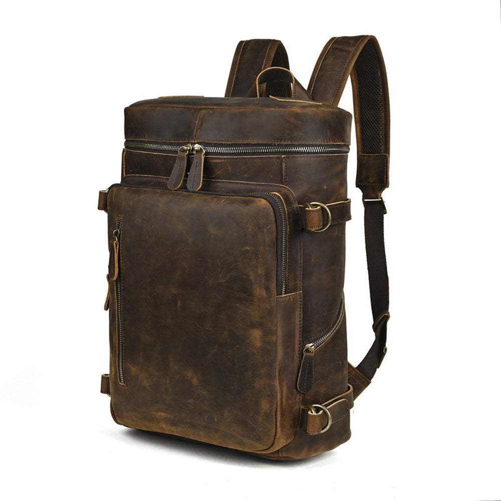 Vintage Leather Men's Backpack