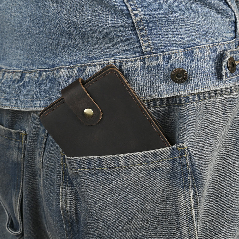 Vintage Leather Bi-fold with Coin Purse
