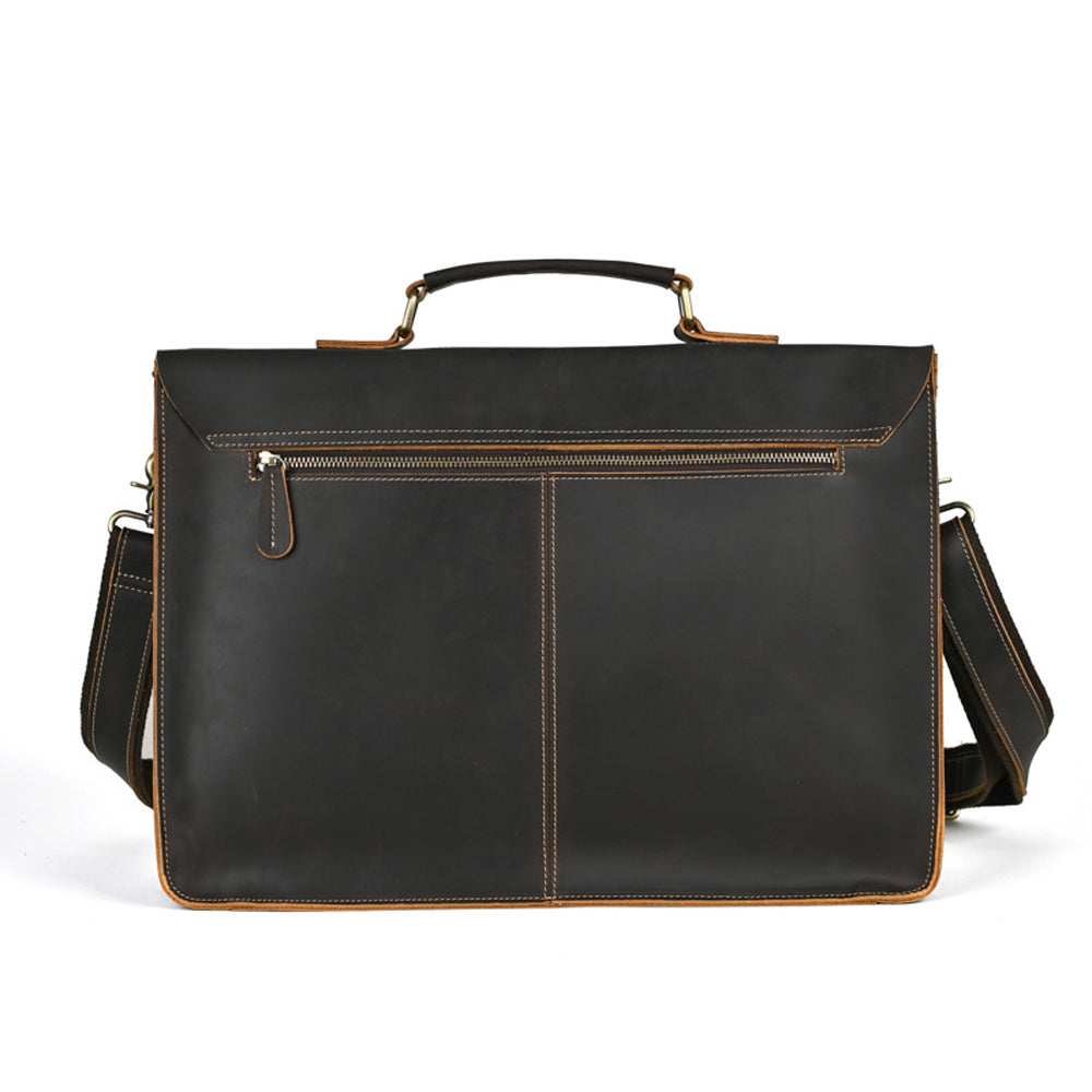 Vintage Leather Business Briefcase