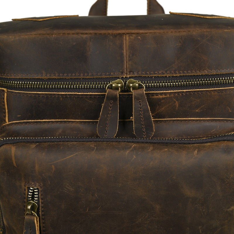 Vintage Leather Men's Backpack
