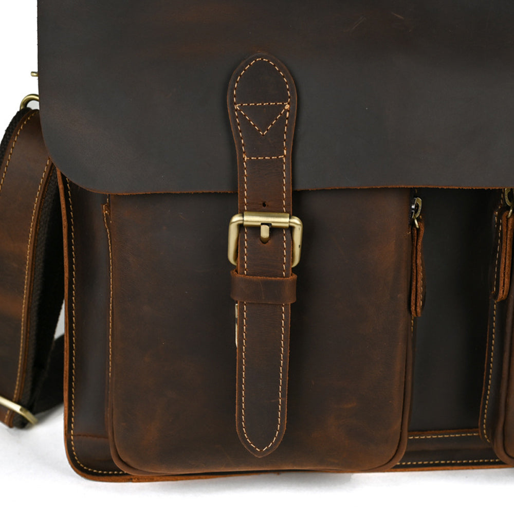 Vintage Leather Business Briefcase