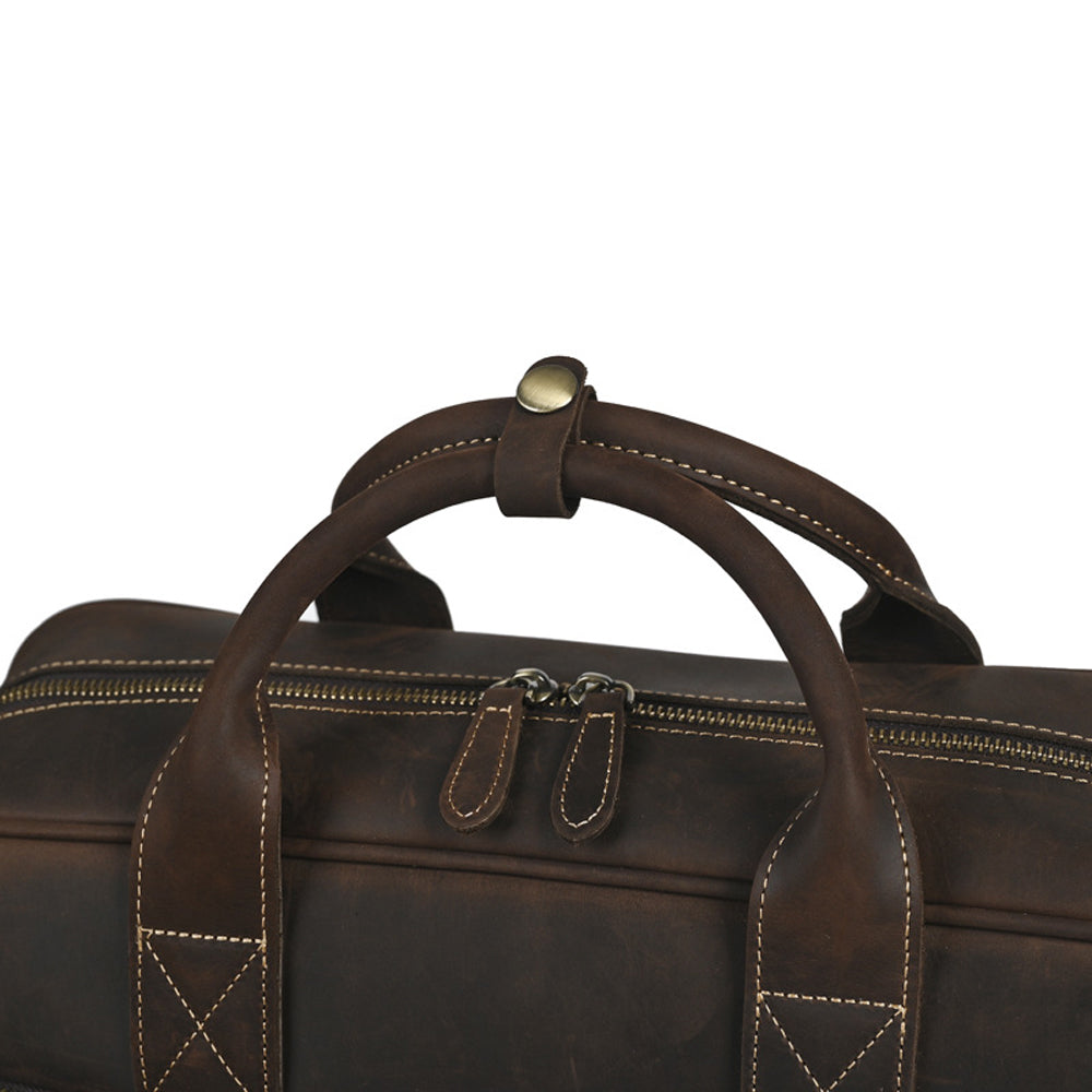 The Maverick - Vintage Leather Briefcase for Men