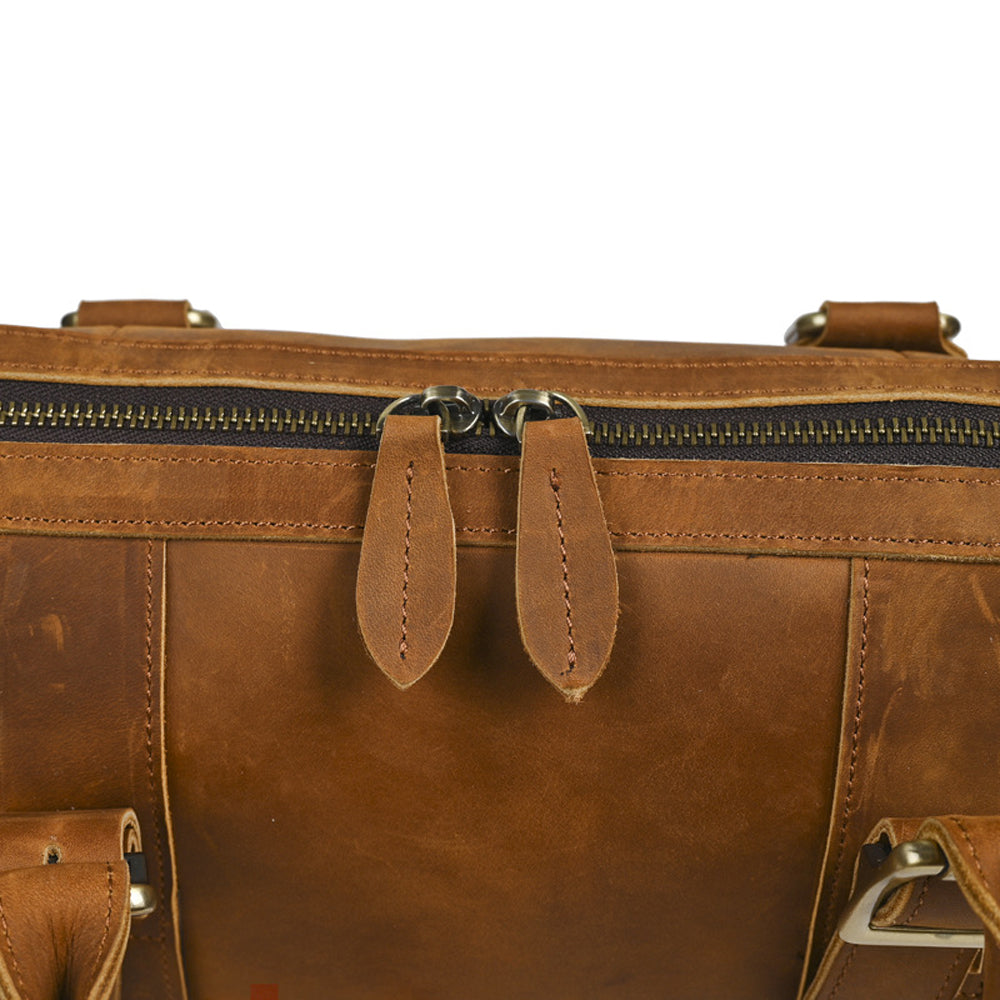 Vintage Leather Business Briefcase