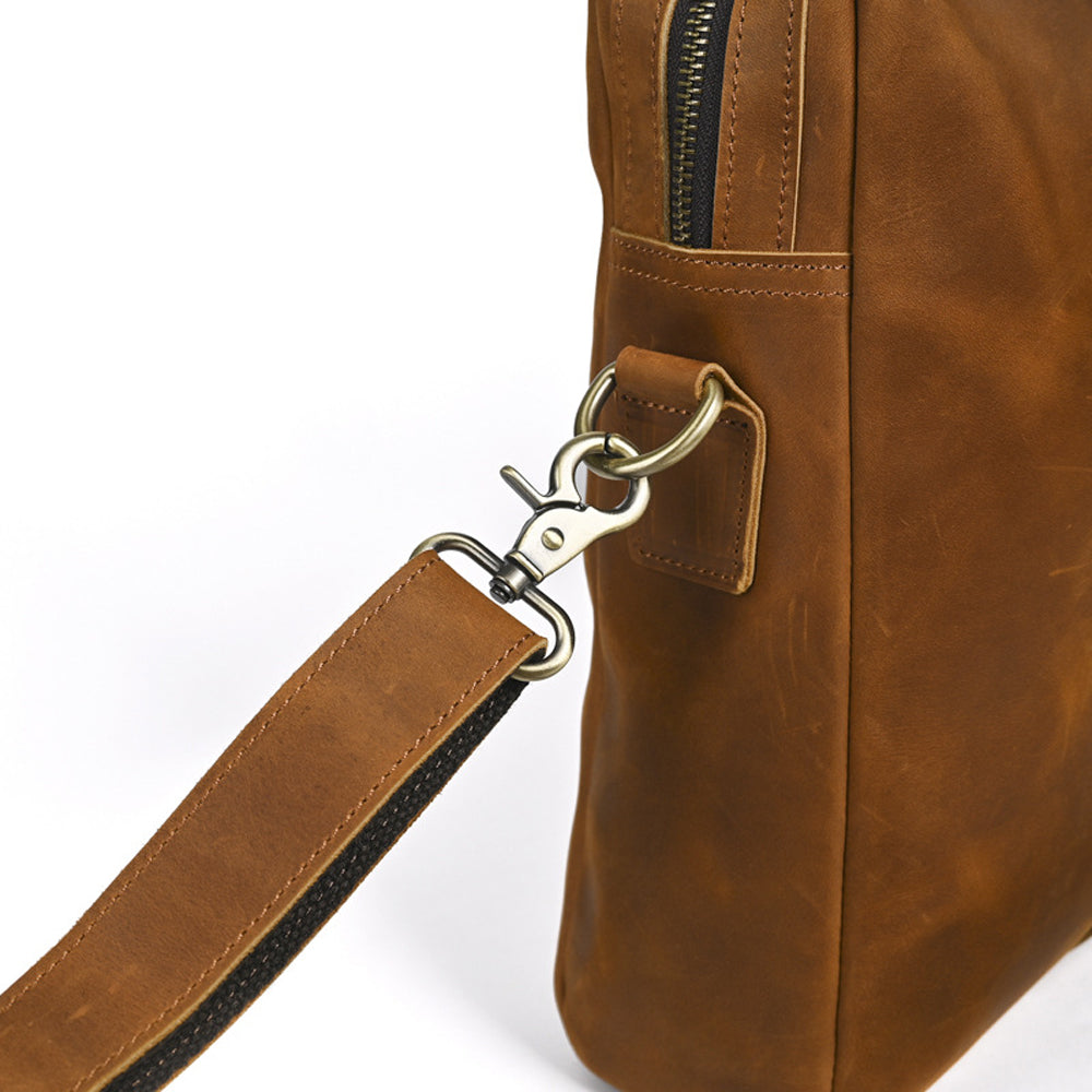 Vintage Leather Business Briefcase