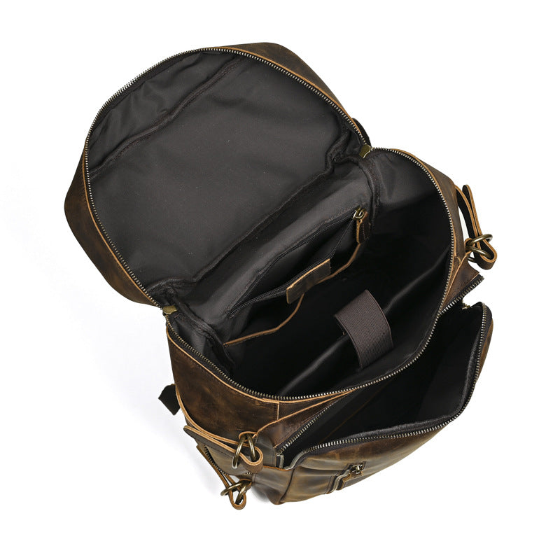 Vintage Leather Men's Backpack