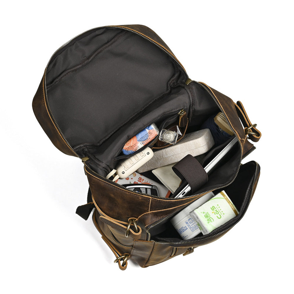 Vintage Leather Men's Backpack