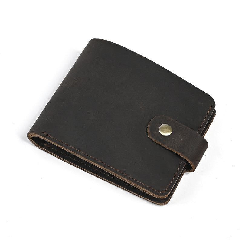 Vintage Leather Bi-fold with Coin Purse