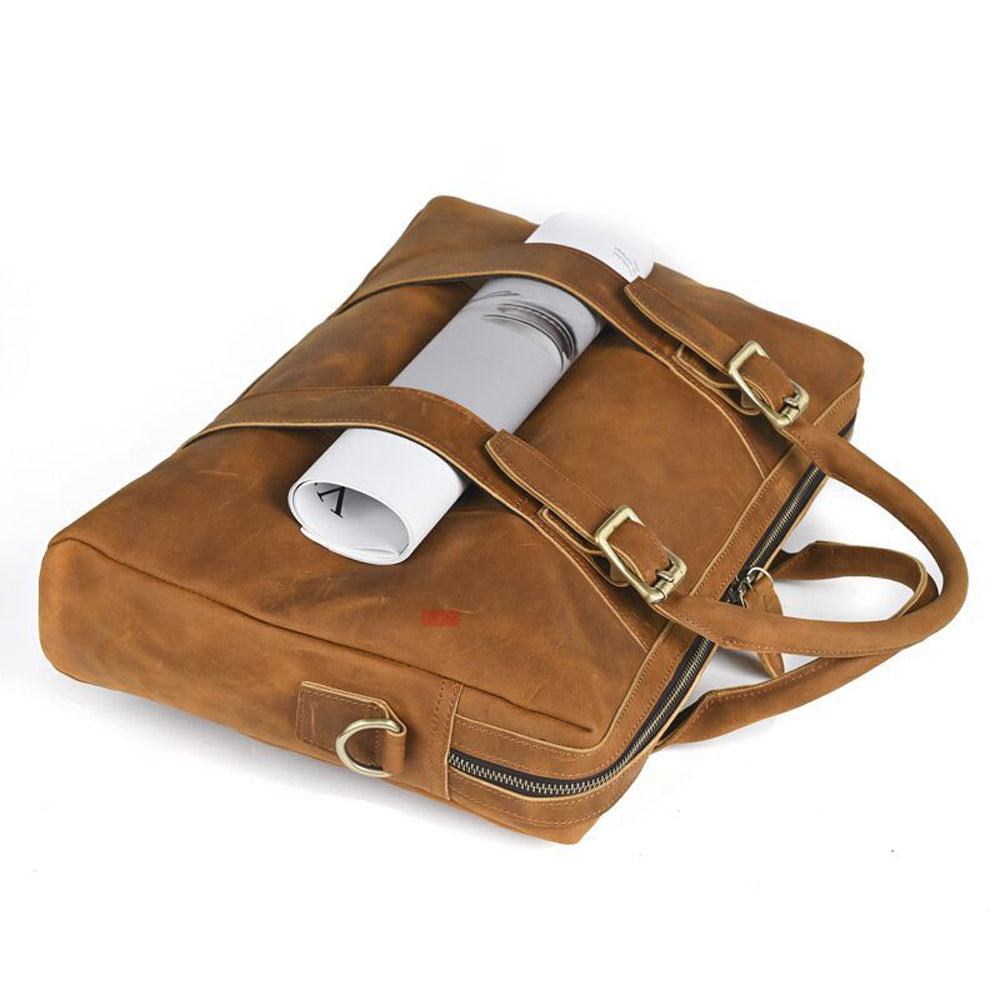 Vintage Leather Business Briefcase