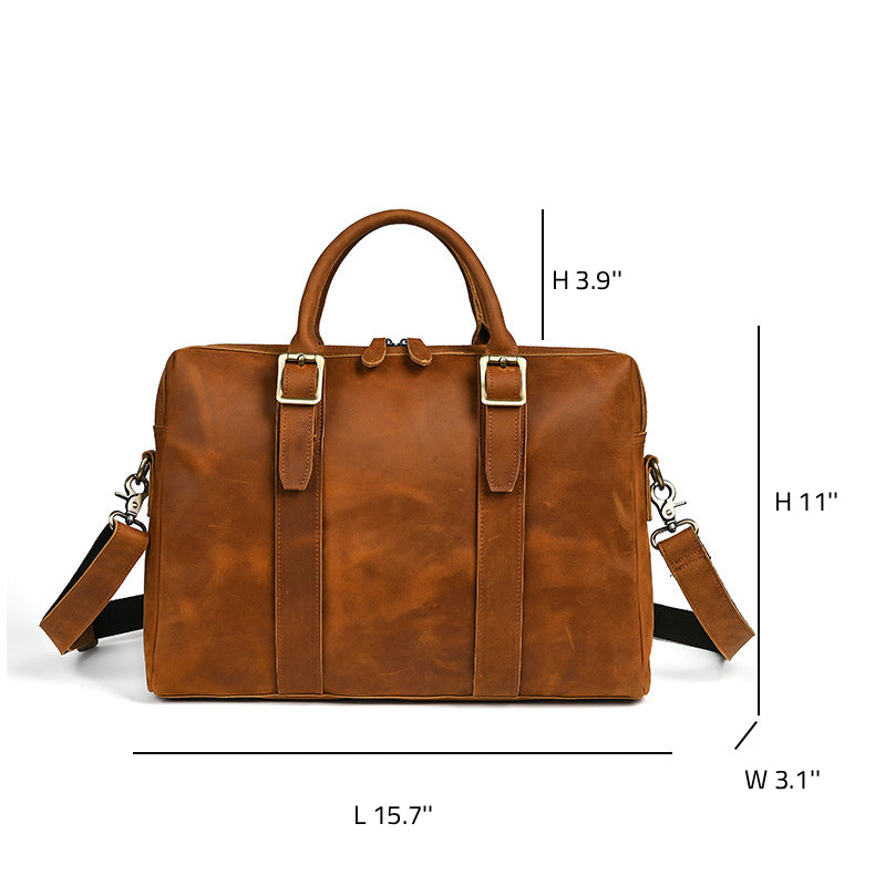 Vintage Leather Business Briefcase