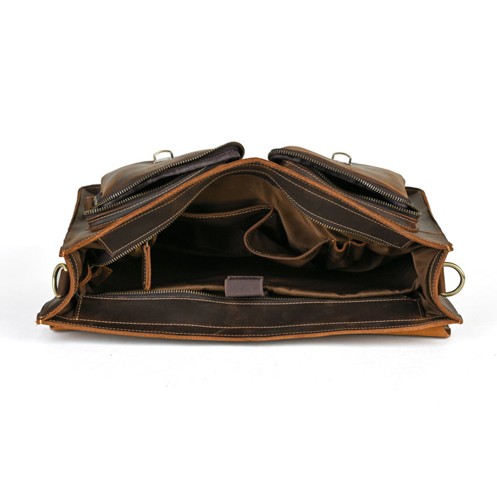 Vintage Leather Business Briefcase
