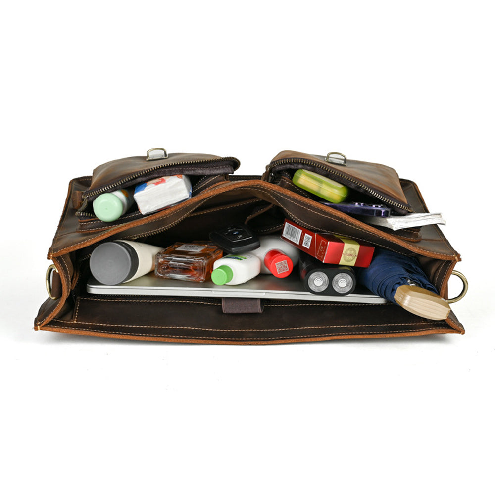 Vintage Leather Business Briefcase