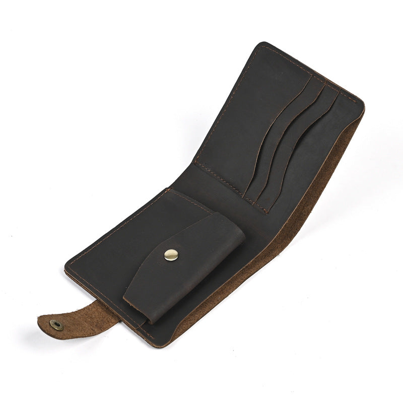 Vintage Leather Bi-fold with Coin Purse