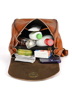 Vintage Leather Mini Backpack