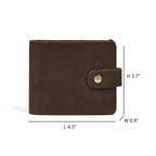 Vintage Leather Bi-fold with Coin Purse