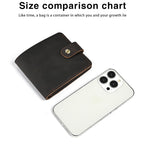 Vintage Leather Bi-fold with Coin Purse