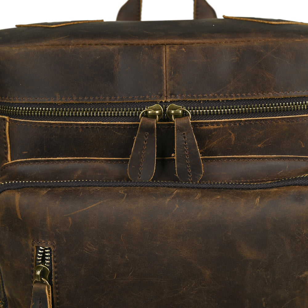 Vintage Leather Men's Backpack