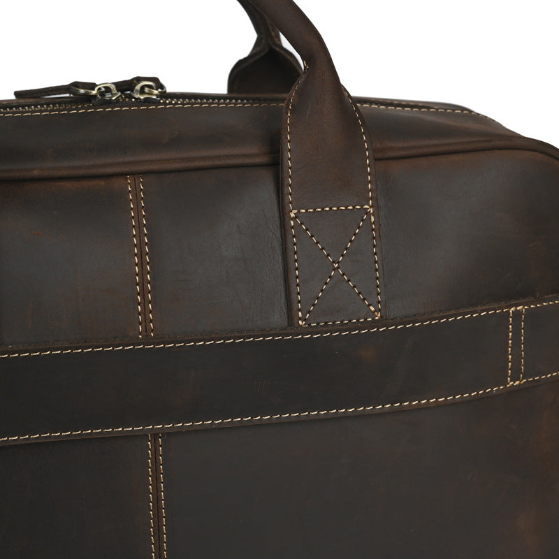 The Maverick - Vintage Leather Briefcase for Men
