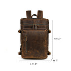 Vintage Leather Men's Backpack