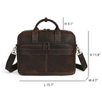 The Maverick - Vintage Leather Briefcase for Men