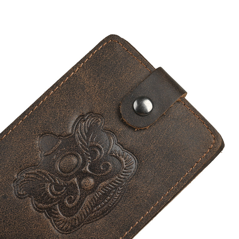 Executive Leather Passport & ID Wallet