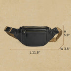 Vintage Full-Grain Leather Sling Bag