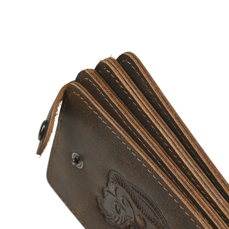 Executive Leather Passport & ID Wallet