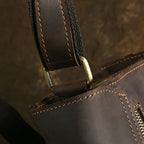 Full-Grain Vintage Leather Crossbody Bag